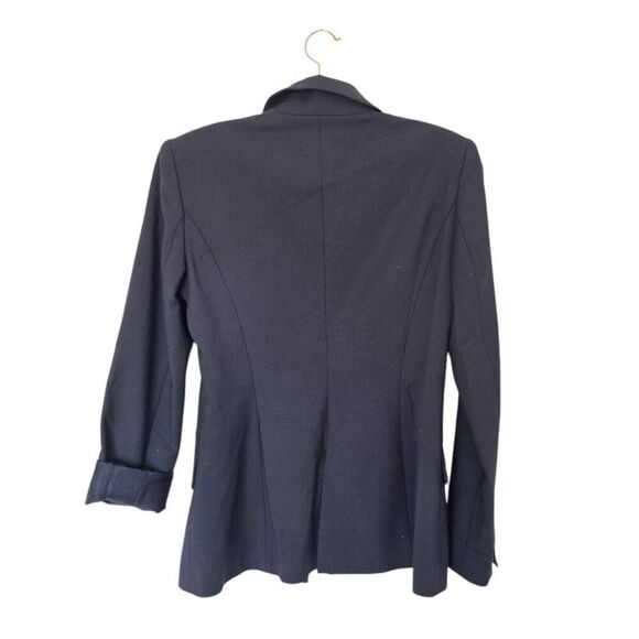 Zara Blazer Women's Medium Blue Single Breasted Formal Office Carrier Jacket - Picture 6 of 6